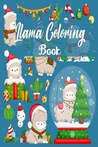 Llama Coloring Book