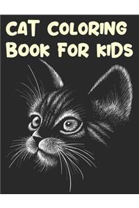 Cat Coloring Book For Kids