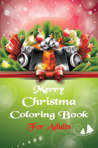 Merry Christmas Coloring Book For Adults
