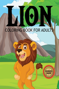 Lion Coloring Book For Adults