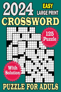 2024 Easy Crossword Puzzles For Adults With Solution