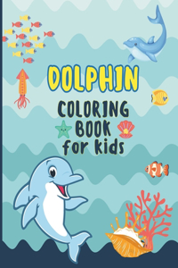 Dolphin Coloring Book For Kids