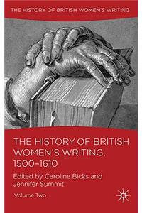 History of British Women's Writing, 1500-1610