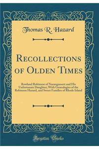 Recollections of Olden Times