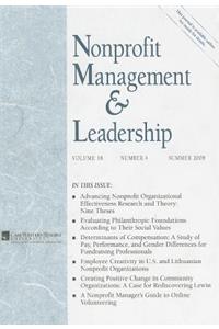Nonprofit Management & Leadership, Volume 18, Number 4