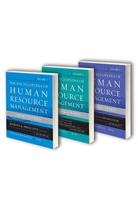 The Encyclopedia of Human Resource Management, 3 Volume Set