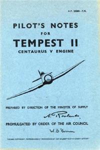 Hawker Tempest II - Pilot's Notes - Op