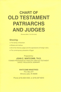 Chart Old Testament Patriarchs and Judges (Paper)