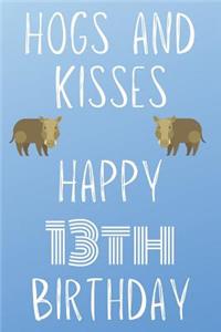 Hogs And Kisses Happy 13th Birthday