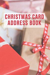 Christmas Card Address Book and Tracker