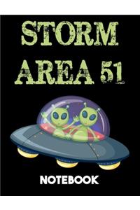 Storm Area 51 Notebook