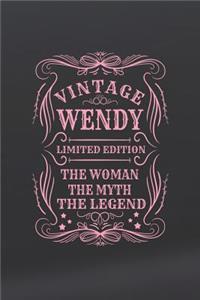 Vintage Wendy Limited Edition the Woman the Myth the Legend