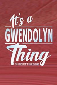 It's a Gwendolyn Thing You Wouldn't Understand