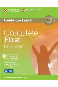 Complete First for Schools Workbook with Answers