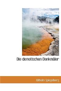 Die Demotischen Denkmaler
