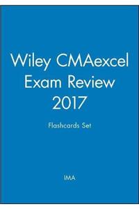 Wiley CMAexcel Exam Review 2017 Flashcards Set