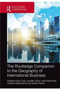 The Routledge Companion to the Geography of International Business