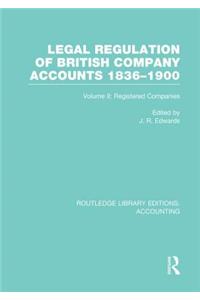 Legal Regulation of British Company Accounts 1836-1900 (Rle Accounting)