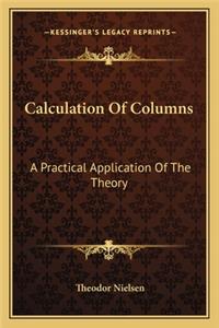 Calculation Of Columns