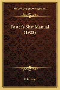 Foster's Skat Manual (1922)