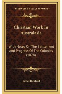 Christian Work in Australasia