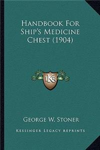 Handbook for Ship's Medicine Chest (1904)