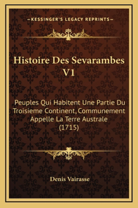 Histoire Des Sevarambes V1