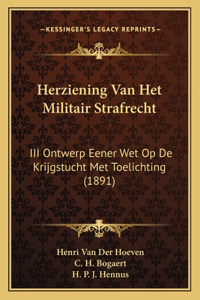 Herziening Van Het Militair Strafrecht