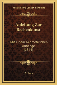 Anleitung Zur Rechenkunst
