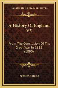 A History Of England V5