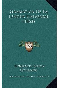 Gramatica de La Lengua Universal (1863)