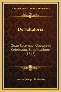 De Saltatoria