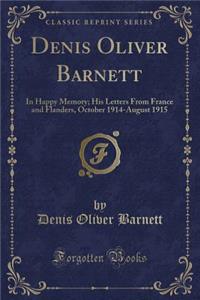 Denis Oliver Barnett