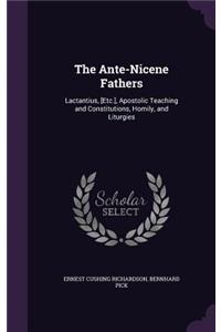 The Ante-Nicene Fathers