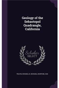 Geology of the Sebastopol Quadrangle, California