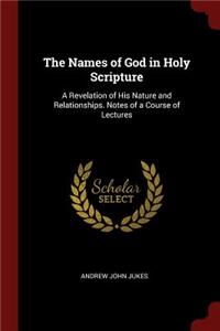 Names of God in Holy Scripture