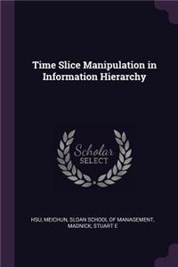 Time Slice Manipulation in Information Hierarchy