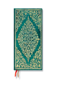 Paperblanks 2024 Oceania Diamond Rosette 12-Month MIDI Day Planner Elastic Band Closure 416 Pg 80 GSM