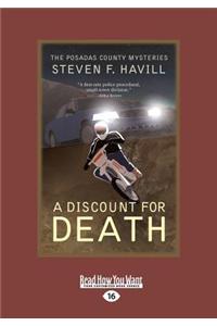 A Discount for Death: A Posadas County Mystery (Large Print 16pt)