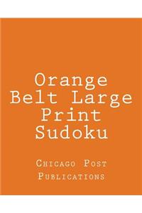 Orange Belt Large Print Sudoku
