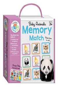 Baby Animals Building Blocks Memory Match