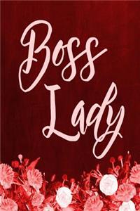 Chalkboard Journal - Boss Lady (Red)