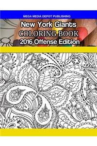 New York Giants 2016 Offense Coloring Book