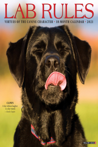 Lab Rules 2021 Wall Calendar (Dog Breed Calendar)
