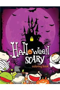 Halloween Scary Coloring Book