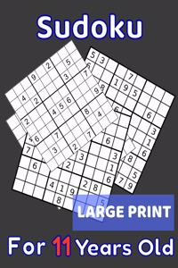 Sudoku For 11 Years Old Large Print