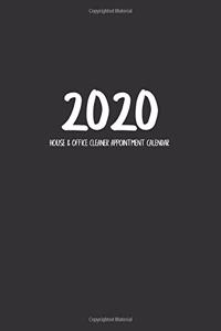 House and Office Cleaner Appointment Calendar 2020
