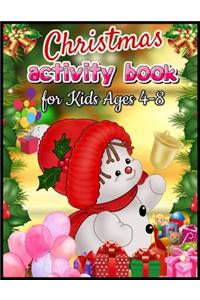Christmas Activity Book for Kids Ages 4-8