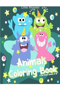 Animals colouring books