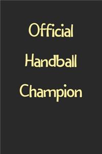 Official Handball Champion